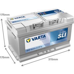 Baterie auto Varta SLI 80Ah 740A F17 580406074