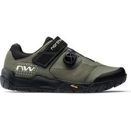Northwave Overland Plus - pantofi pentru ciclism MTB All Terrain Mountain - negru verde inchis army