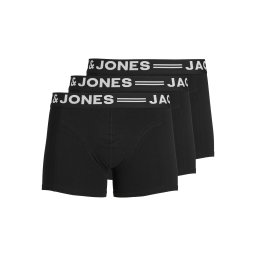 JACK & JONES Boxeri 'Sense' negru / alb