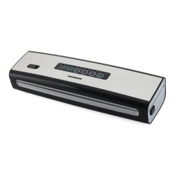 Aparat de vidat Heinner HAV-130BKSS, 130 W, vidare si sigilare, 0.58 bar, electronic, inox
