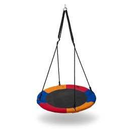 NILS CAMP Stork's Nest Swing NB5003 Orange-blue-red 90 cm