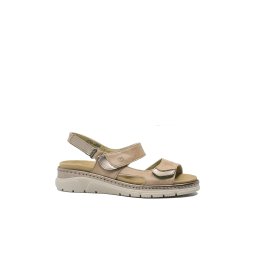 Sandale damă reglabile Suave, bej, din piele naturală OTR12501-36 EU