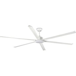 Ventilator LED dimabil de tavan FARO 34206-130 ROTTERDAM XXL LED/32W/230V alb d. 250 cm + telecomandă