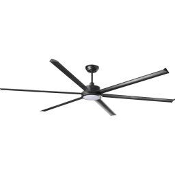 Ventilator LED dimabil de tavan FARO 34207-130 ROTTERDAM XXL LED/32W/230V negru d. 250 cm + telecomandă