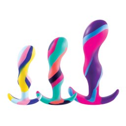 NMC Silicone 3in1 Butt Plug Set Multicolor