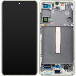 Piese si componente Display - Touchscreen Samsung Galaxy S21 FE 5G G990, Cu Rama, Verde, Service Pack GH82-26590C