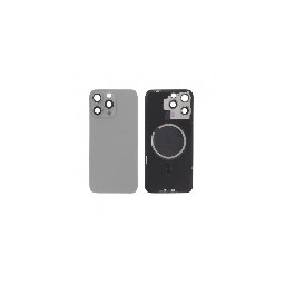Inlocuire capac sticla spate iPhone 15 Pro Max, Natural Titanium