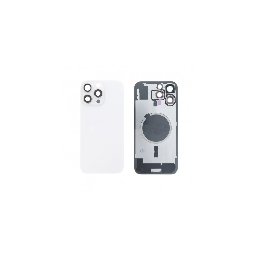 Inlocuire Capac sticla spate iPhone 16 Pro Max, Titanium White