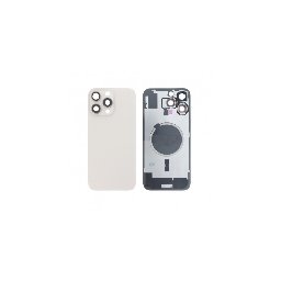 Inlocuire Capac sticla spate iPhone 16 Pro Max, Titanium Sand