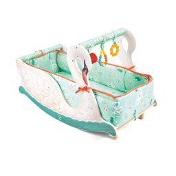 Scaun balansoar Lebada 2 in 1 pentru copii