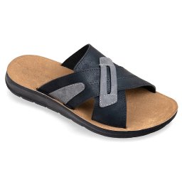 Papuci de vara, confort, barbati, OrtoMed 2706-P435 negru
