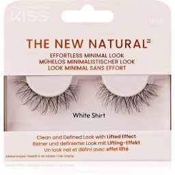 KISS The New Natural Effortless Minimal Look gene false White Shirt 1 pereche