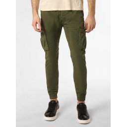 ALPHA INDUSTRIES Pantaloni cu buzunare oliv