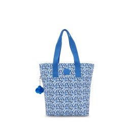 KIPLING Plase de cumpărături 'Hanifa' albastru / azuriu / alb