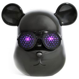 Boxa portabila Bluetooth TWS Ursulet Negru