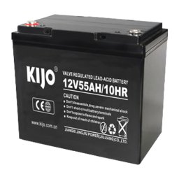 Acumulator Pb-acid AGM Deep Cycle, 12V, 55Ah, conector M6 - KIJO JM12-55