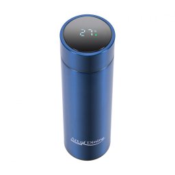 Termos Heinner Inox 450 Ml, Cu Indicator Led Pentru Temperatura, Albastru