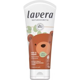 Sampon si gel de dus pentru copii, cu aloe vera bio, fara parfum 200ml