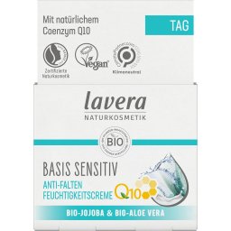 Crema sensitiv hidratanta de zi antirid cu coenzima Q10, jojoba bio si aloe vera bio 50ml