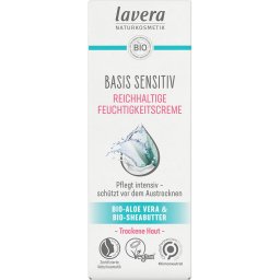 Crema sensitiv hidratanta cu aloe vera bio si unt de shea bio pentru ten uscat 50ml