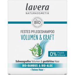 Sampon solid pentru volum si par puternic cu bambus bio si alge bio 50g