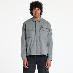Jacheta C.P. Company Organic Gabardine Utility Lens Shirt Smoked Pearl