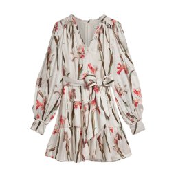 TED BAKER Rochie Cuiaba Neck Mini 279194 ivory