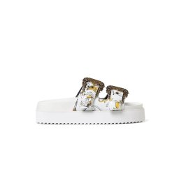 VERSACE JEANS COUTURE Sandale Fondo Arizona Dis. Sm1 78VA3SM1ZS366 G03 white/gold