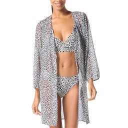 MICHAEL KORS Beachwear Cover Up Shirt MM54791 100 white