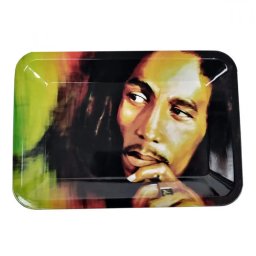Tava de Rulat Rasta Bob Marley 18 x 12,4 cm