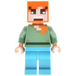 Lego Minifigurină Minecraft min197- Alex