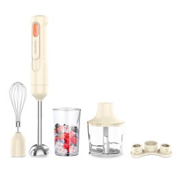 Blender vertical fara fir KMJB042W, 60W, 7.4V, 1.5Ah, Alb
