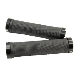 MANSOANE - STRIKE Inele blocare din Aluminiu - TPR Forma egonomica - Bi-Color (Negru - Gri) -