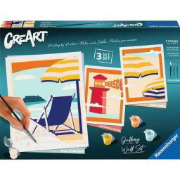 Ravensburger CreArt Gallery Wall Set - At the Beach, Painting