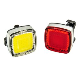 SET LUMINI BICICLETA COB(REINCARCABIL USB)