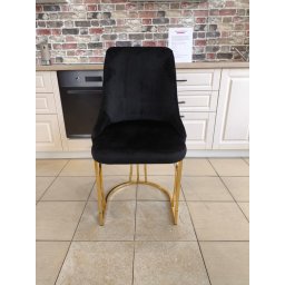 SCAUN MADISON NEGRU CU AURIU