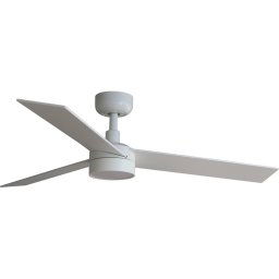 Ventilator LED dimabil FARO 34295WT-1TW RUDDER S 18W/230V alb/bej d. 106 cm WT + telecomandă