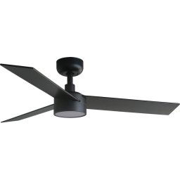 Ventilator LED dimabil FARO 34296WT-1TW RUDDER S 18W/230V negru d. 106 cm WT + telecomandă