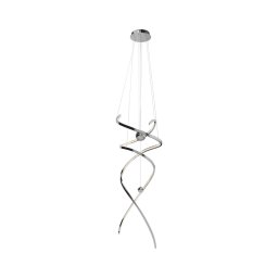 Lustră LED dimabilă pe cablu MAXLIGHT P0482D RITZ LED/100W/230V d. 60 cm CRI 90 crom lucios
