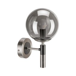 Aplică ROLLO 1xE14/5W/230V crom mat/fumuriu