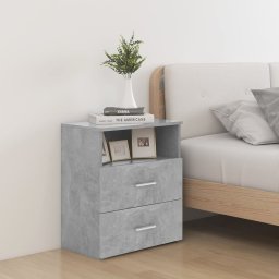 Noptiera, gri beton, 50x32x60 cm GartenMobel Dekor