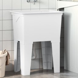 Cuva de spalatorie, alb, 59x41x75 cm, rasina GartenMobel Dekor