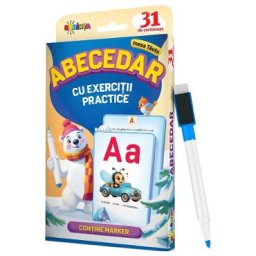 Abecedar cu exercitii practice. 31 de cartonase - Inesa Tautu