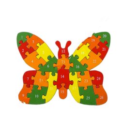 Puzzle din lemn Fluture