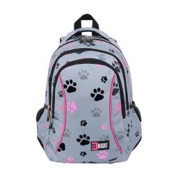 Ghiozdan clasele I-IV, 3 compartimente, Majewski, Gama St. Right, Colectia Paws 2025, BP-26