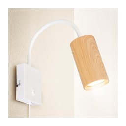 Lampă flexibilă de perete Brilagi SELE 1xGU10/30W/230V alb/bej