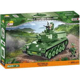 Set de constructie, Cobi, Tank Walker Bulldog M41A3, 625 piese