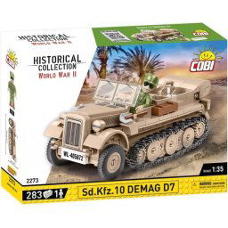 Set de constructie, Cobi, Tractor de artilerie din Al doilea razboi mondial Sd. Kfz.10 DEMAG D7, 283 piese