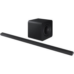 Soundbar Samsung HW-S800D, 3.1.2, 330W, Bluetooth, Wi-Fi, Subwoofer wireless, Dolby Atmos, Negru titan