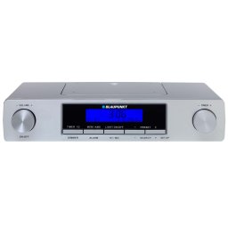 Ceas cu radio BlauPunkt KR12SL, FM, LCD, Argintiu (KR12SL)